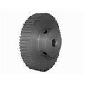 B B Manufacturing 68-3P09-6A4, Timing Pulley, Aluminum, Clear Anodized,  68-3P09-6A4